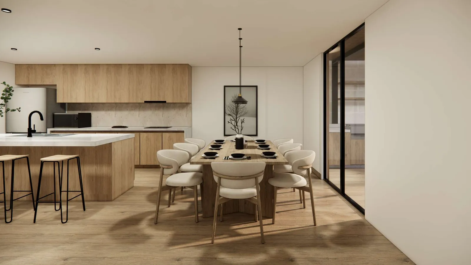 CASA AUCALLAMA — Comedor