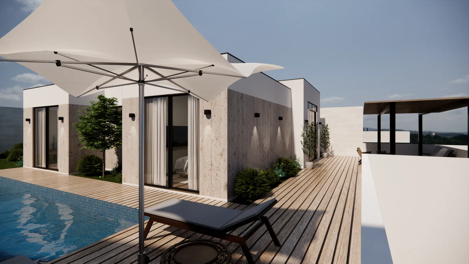 CASA LA MOLINA — Terraza y piscina del diseño (se cotizan aparte)