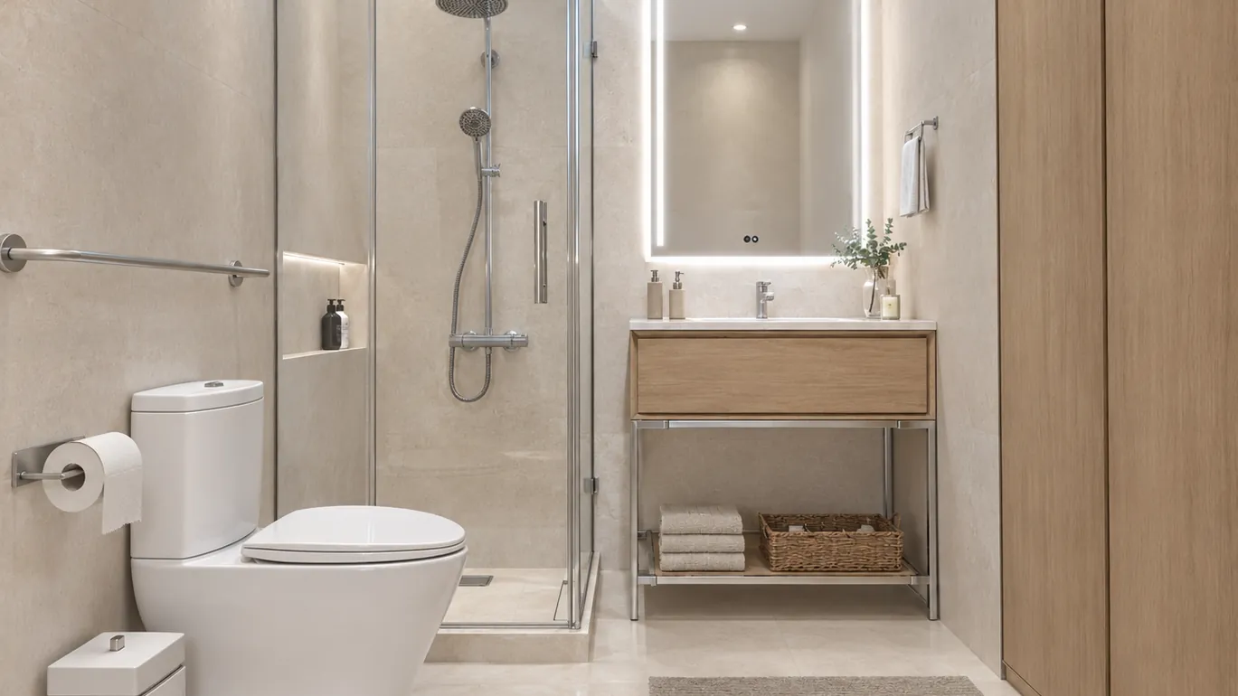CASA LAGUNAS — Baño del dormitorio principal