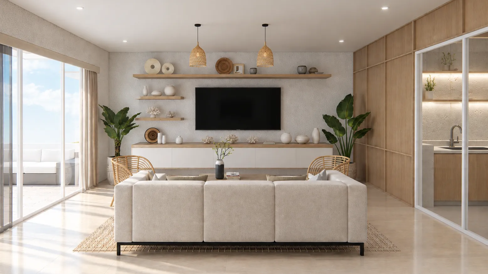 CASA LAGUNAS — Sala de TV
