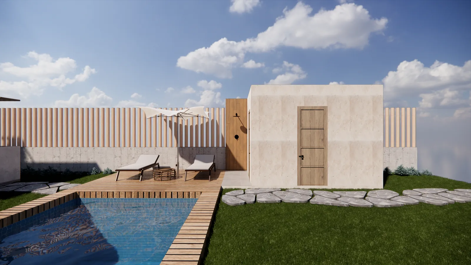 CASA ZORRITOS — Piscina y casita del diseño (se cotizan aparte)